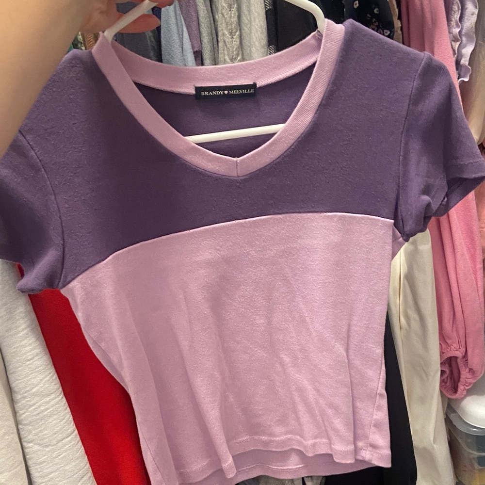 Brandy Melville Purple baby top